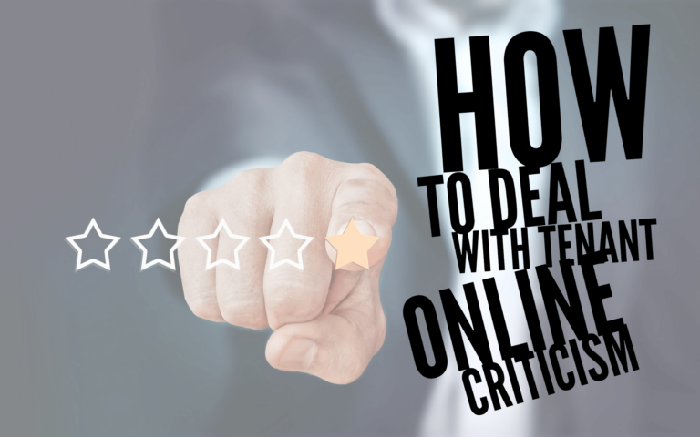 How to deal with tenant criticism online