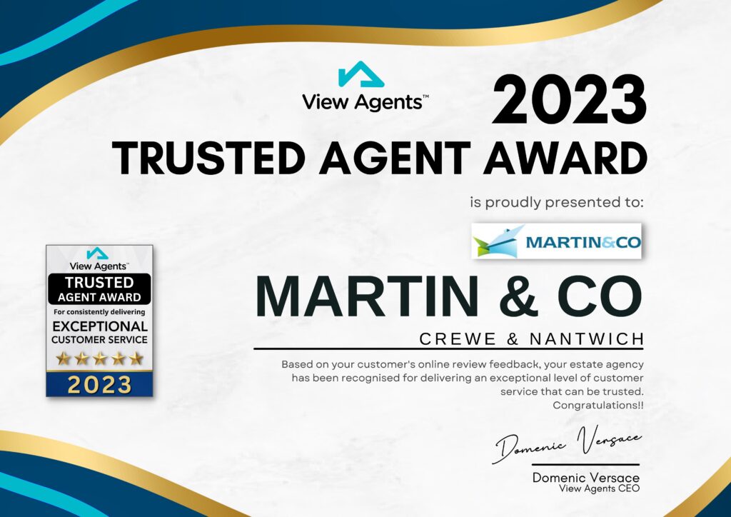 View Agents Award For Crewe & Nantwich Branch