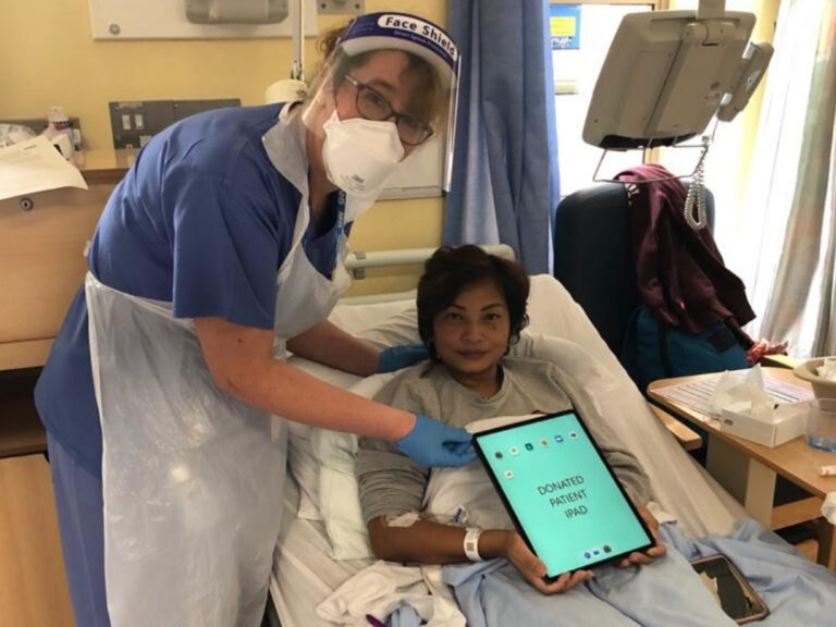 Martin & Co (Exeter) donates new iPads to local hospital