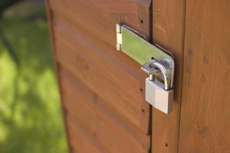 7 shed security ideas to protect your belongings