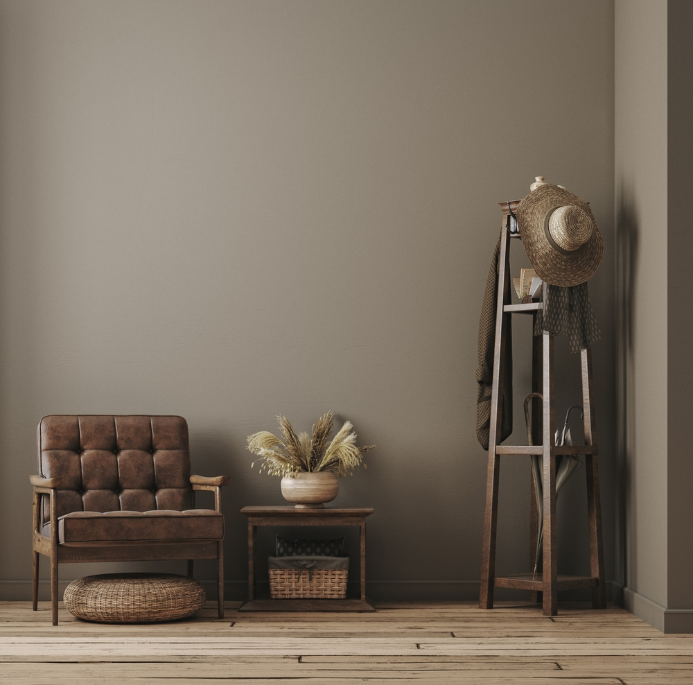 farmhouse hallway interior wall